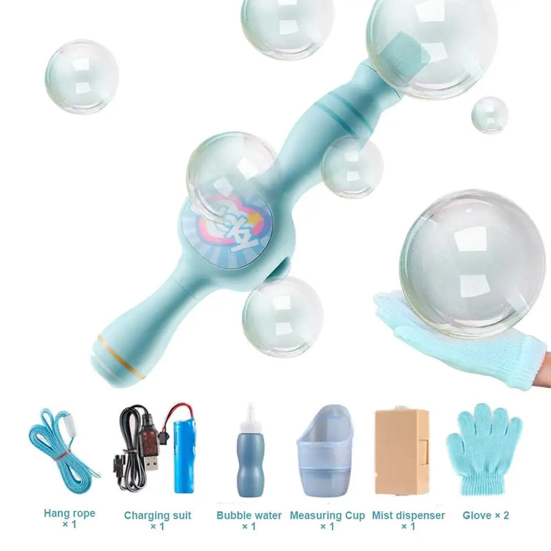 Portable LED Smoke Bubble Wand
