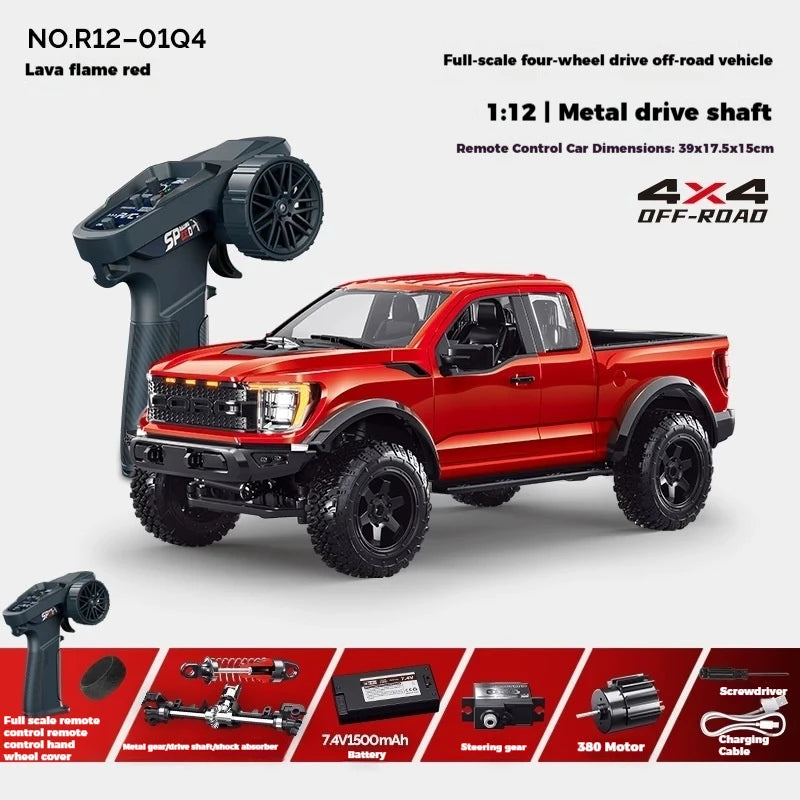 1:12 Scale F-150 Raptor 4WD RC Pickup Truck
