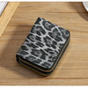 Leopard Print RFID Blocking Compact Wallet