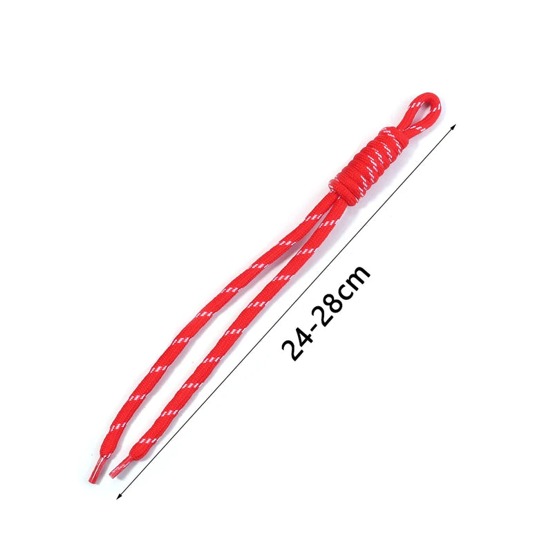 Colorful Braided Nylon Keychain Lanyards
