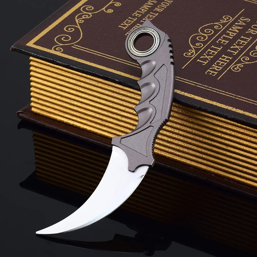 Blue Dragon Claw Folding Knife Model - 18cm Collectible Tactical Karambit