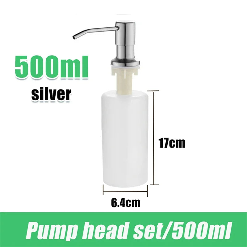 Stainless Steel Kitchen Soap Dispenser with Pump