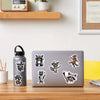 Fun Cartoon Raccoon Vinyl Stickers Pack – Waterproof Decals for Laptops, Water Bottles & Journals