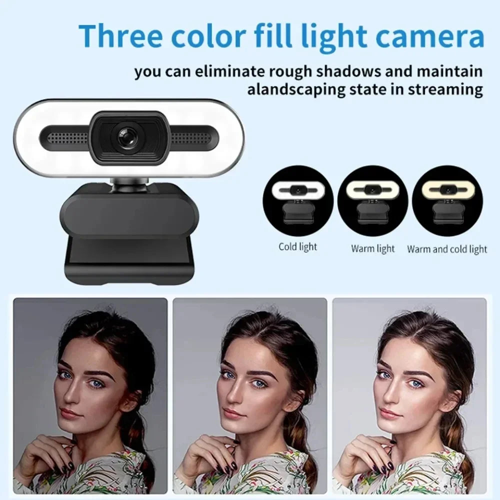 4K Auto-Focus Webcam with Built-in Microphone