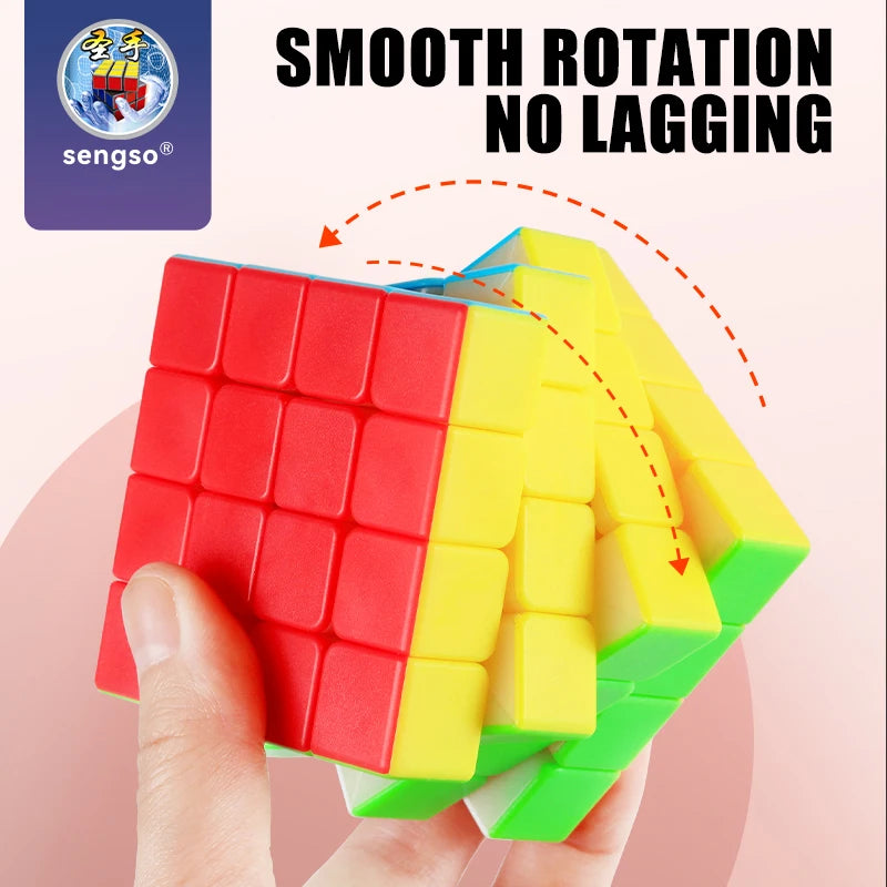 Speed Cube Set – 2x2, 3x3, 4x4, 5x5 & Pyramid Puzzle Collection
