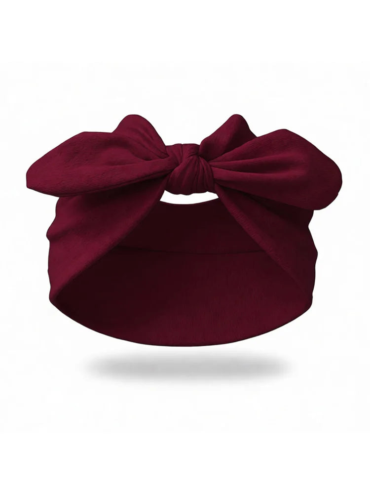 Bandeaux à nœud en couleur unie polyvalents