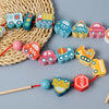Wooden Lacing Beads Set for Kids with Animal, Fruit, Letter & Number Shapes