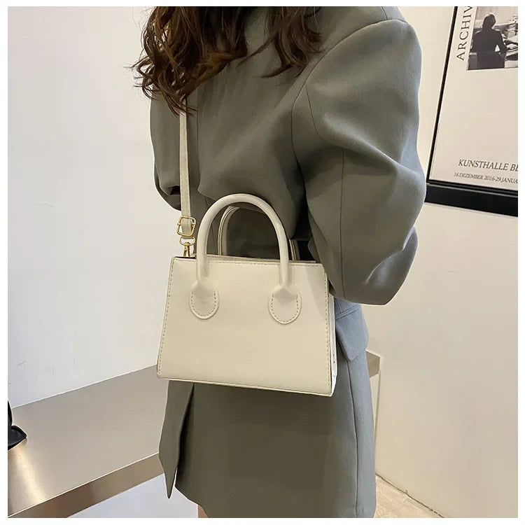 Minimalist Square PU Leather Crossbody Bag