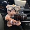 Cute Plush Bear Car Gear Shift Cover