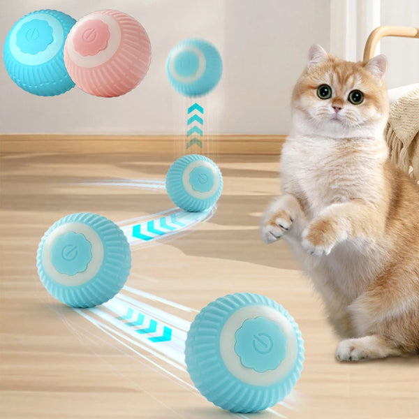 Automatic Rolling Cat Toy Ball