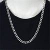 5mm Stainless Steel Cuban Link Chain Necklace
