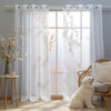 Sheer Chiffon Curtains with Light Filtering | Elegant Tulle Drapes