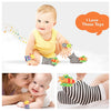 Soft Plush Baby Rattle Wrist and Foot Socks Set for Newborns