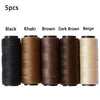 Sewing Thread Set for Wig Making & Hair Extensions (5 Natural Shades)