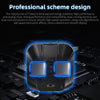 A black GPS head-up display device is shown resting on a circuit board with blue glowing accents.