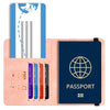 RFID Blocking Leather Card & Passport Holder