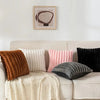 Striped Corduroy Throw Pillow Cover