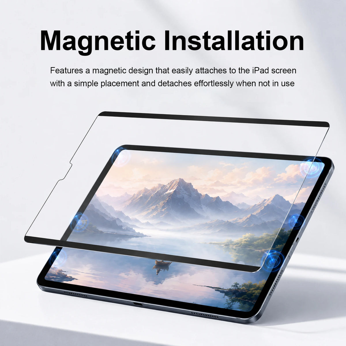 Magnetic Removable Matte Screen Protector for iPad