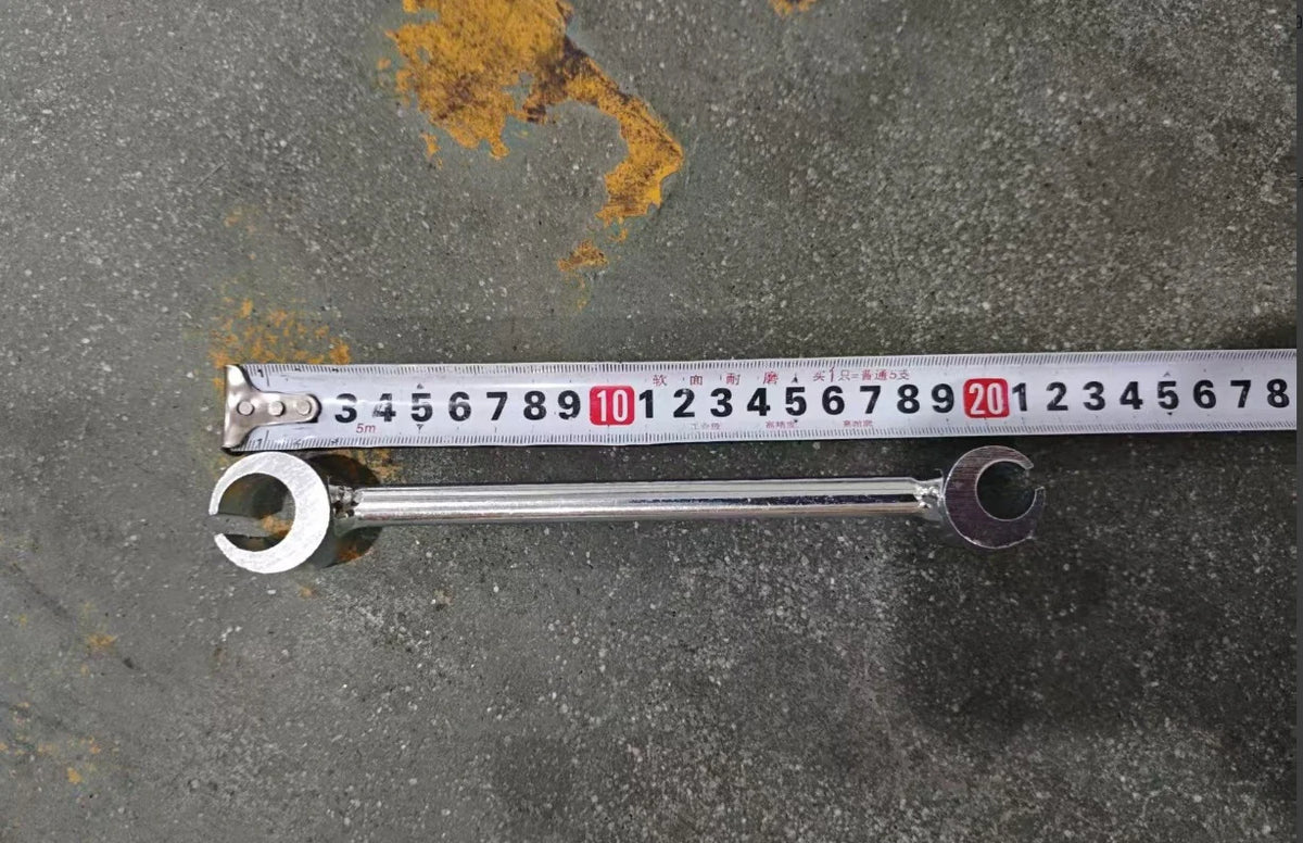Dual-Head Door Hinge Alignment and Repair Wrench