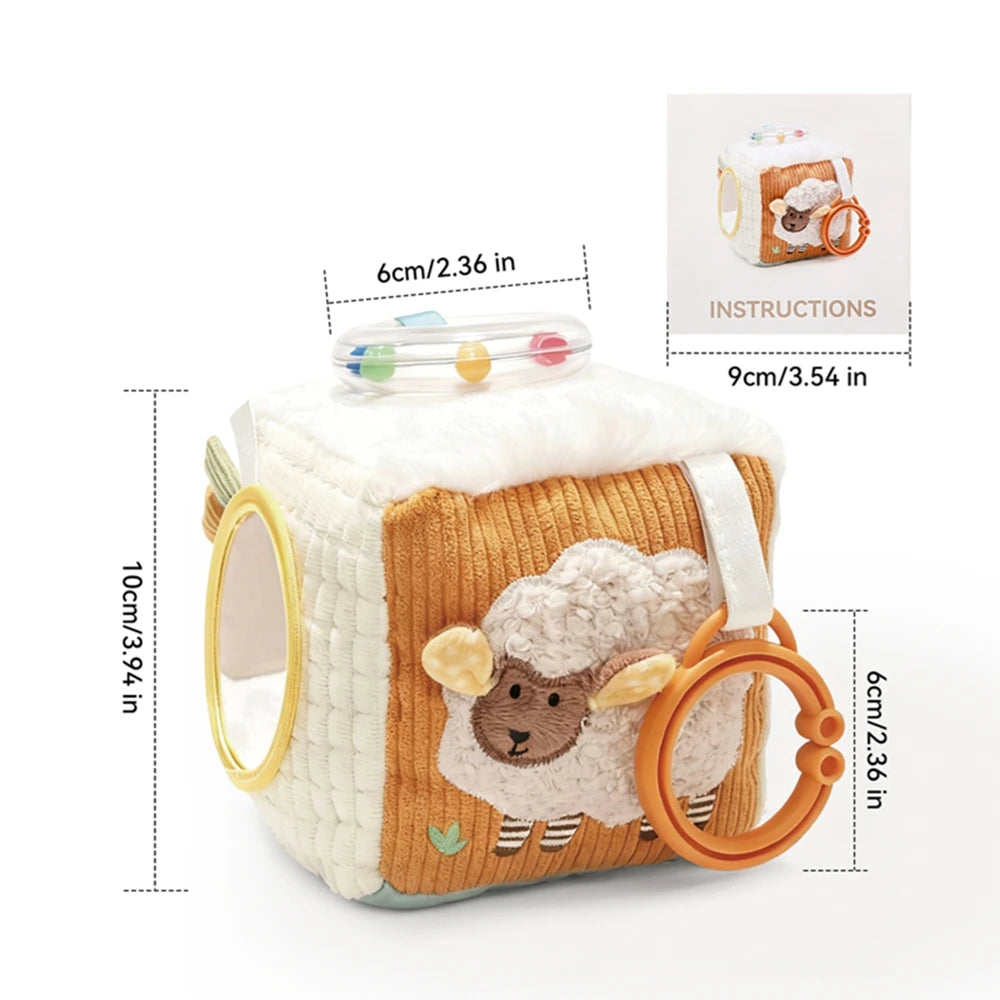 Montessori Sensory Tissue Box Toy with Soft Scarves
