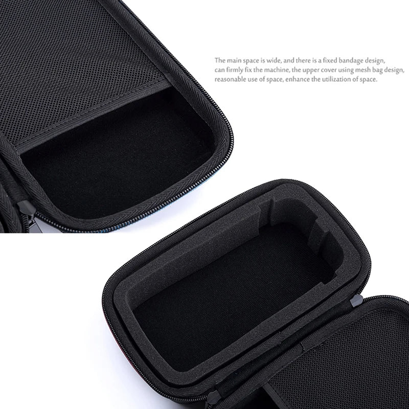 Black hard EVA protective carrying case for NOCO Boost Plus GB40 showing the interior and exterior design.
