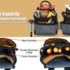 Heavy-Duty Carpenter Tool Belt with Suspenders and Pouch Set