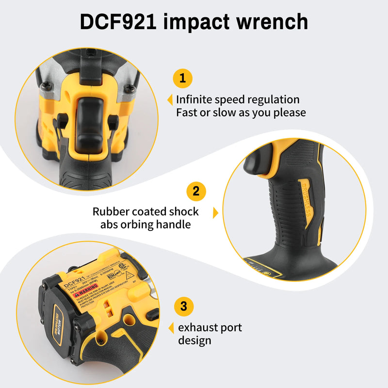 DEWALT DCF921 ATOMIC 20V MAX Brushless Impact Wrench