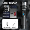 Rechargeable LED Flashlight with Digital Display and Zoom