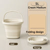 Foldable Water Bucket with Carry Handle for Camping and Home