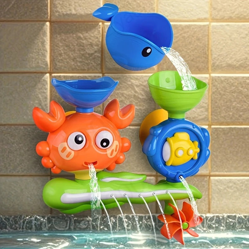 Interactive Suction Cup Bath Toy Set