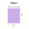 Purple Poly Mailer Envelopes with Self-Seal Adhesive (Set of 100)