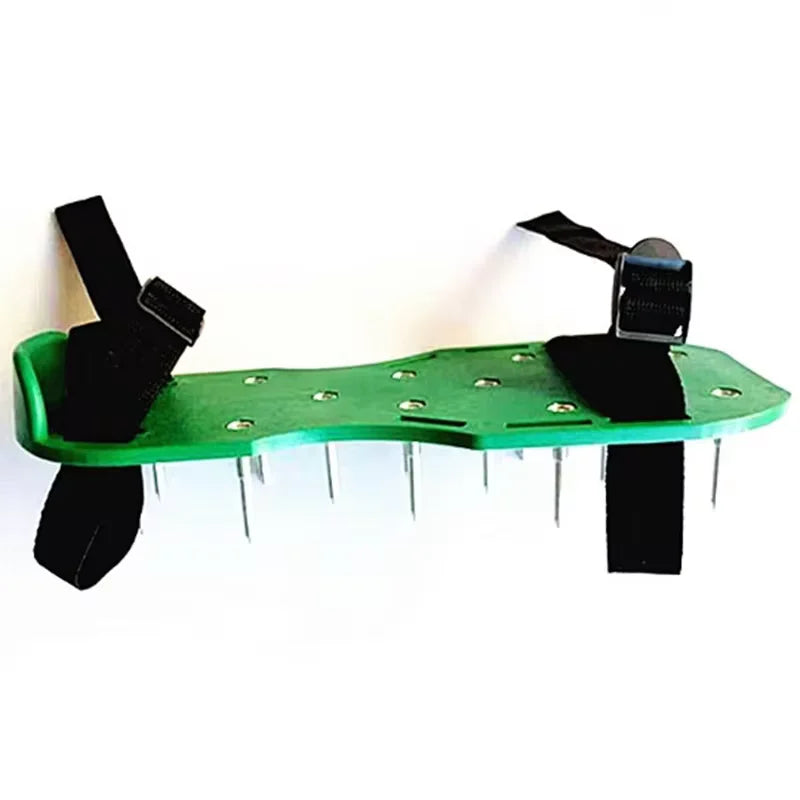 Manual Lawn Aerator Shoes with Metal Spikes