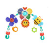 Adjustable Musical Activity Arch Toy for Baby Strollers and Car Seats