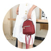 Mini Waterproof PU Backpack for Women