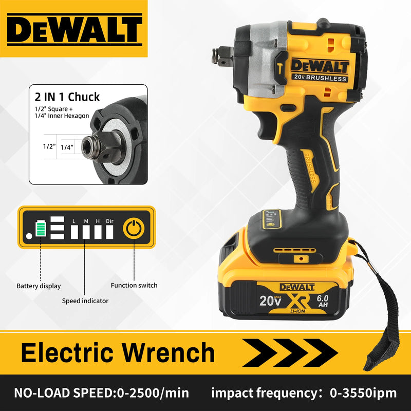 DEWALT DCF921 ATOMIC 20V MAX Brushless Impact Wrench