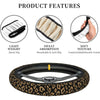 Leopard Print Neoprene Steering Wheel Cover