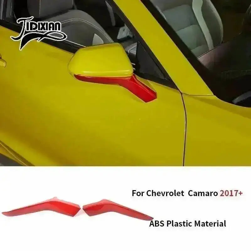 Red ABS plastic trim kit for Chevrolet Camaro interior and exterior components