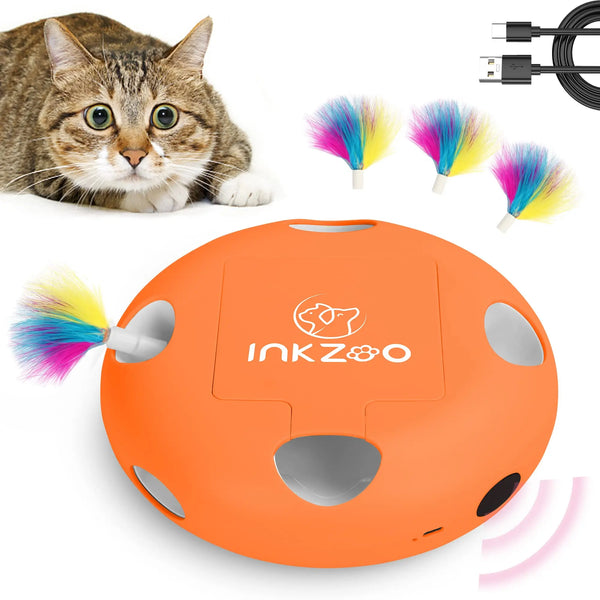 Interactive Whack-A-Mole Cat Toy with Smart Sensor