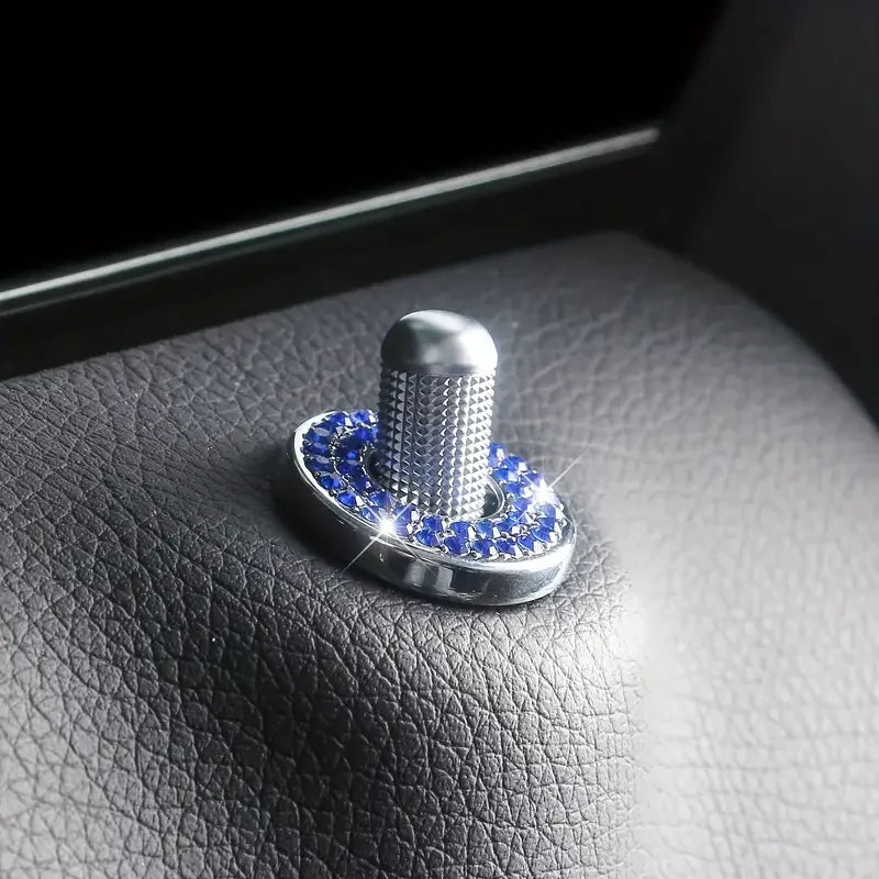Crystal Car Door Lock Pin Covers for Mercedes-Benz