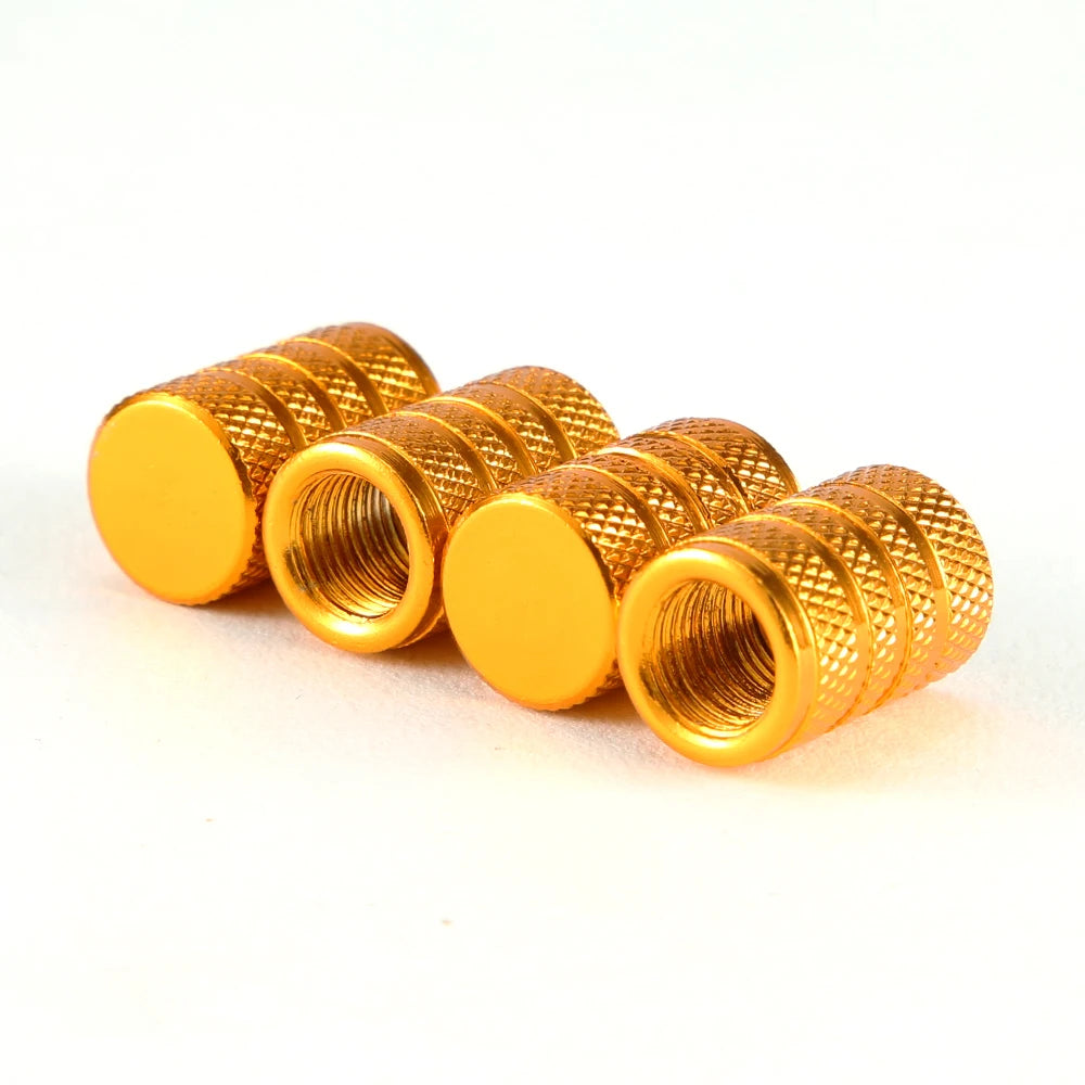Aluminum Tire Valve Stem Caps – Set of 4