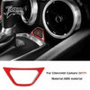 Red ABS material trim kit for Chevrolet Camaro interior and exterior components