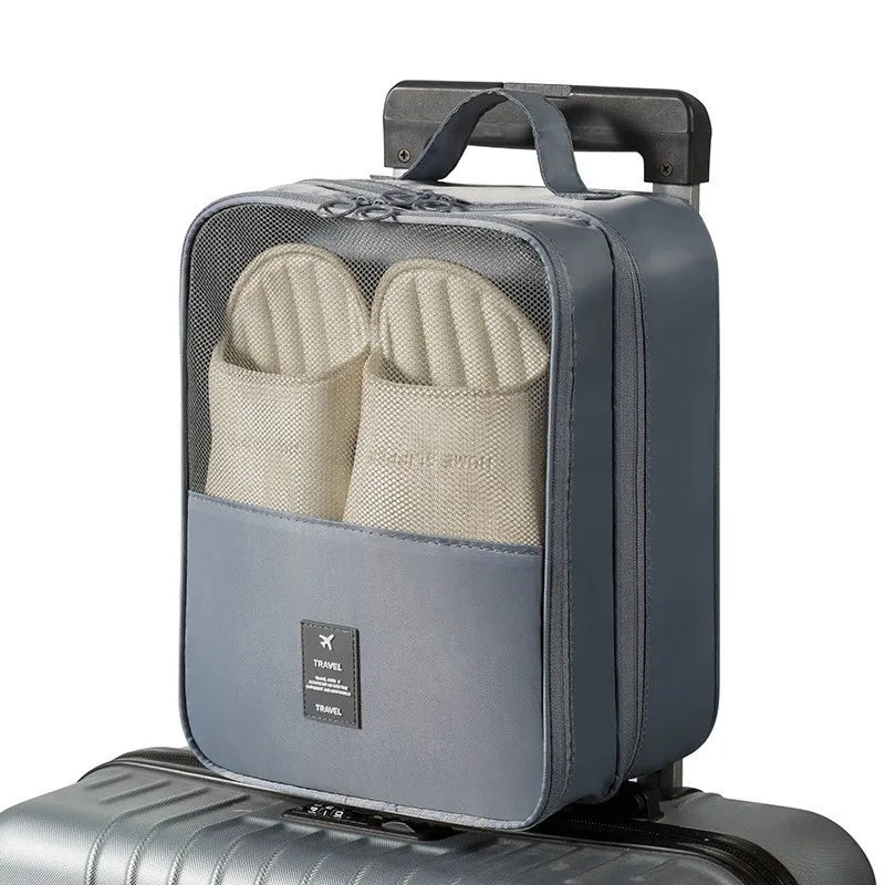 Waterproof Travel Shoe Storage Bag with Mesh Window