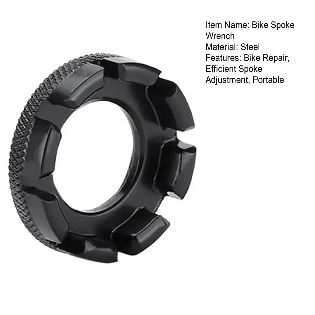 Durable Steel Bike Spoke Wrench with 8 Openings