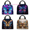 Insulated Butterfly Lunch Bag with Front Pocket