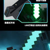 Rainbow LED diamond sword with a black charging base and a red component shown in various angles