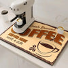 Fast-Drying Kitchen Absorbent Mat for Coffee Stations and Countertops