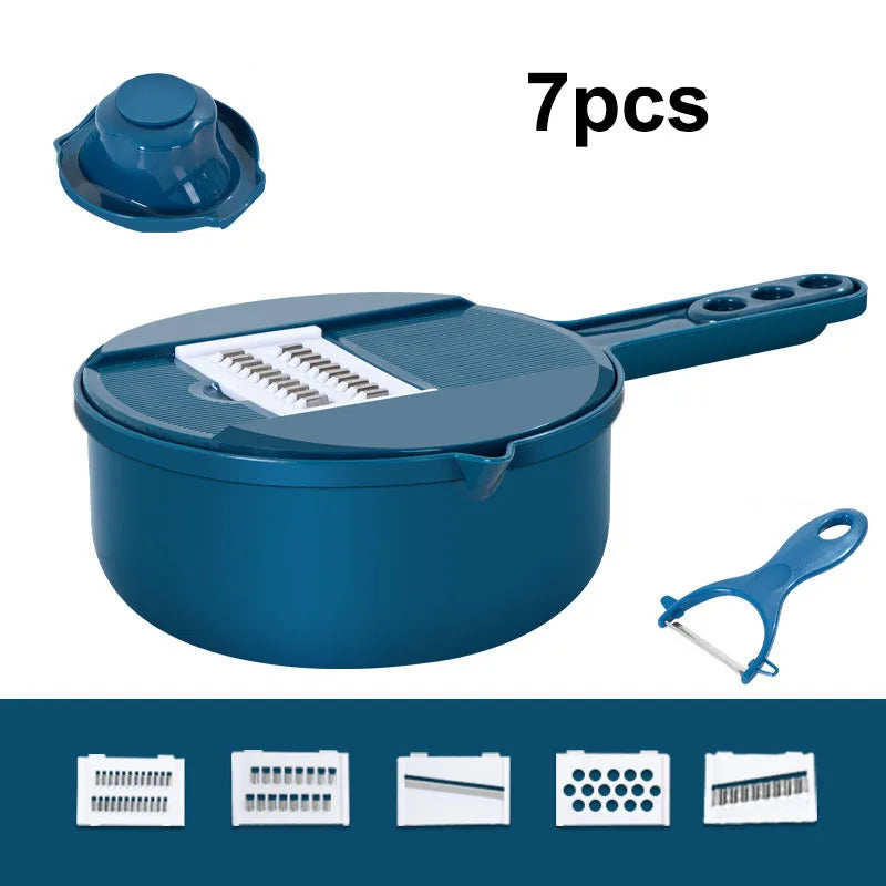 9-in-1 Vegetable Chopper with Collection Container
