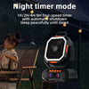 Ventilateur de Camping Portable avec Batterie Externe et Lumière LED