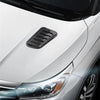 Carbon Fiber Style Car Hood Scoop Vent Covers (Pair)