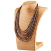 Multi-Layer Boho Bead Choker Necklace
